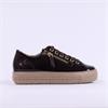 Paul Green Side Zip Platform Trainer - Chocolate Patent
